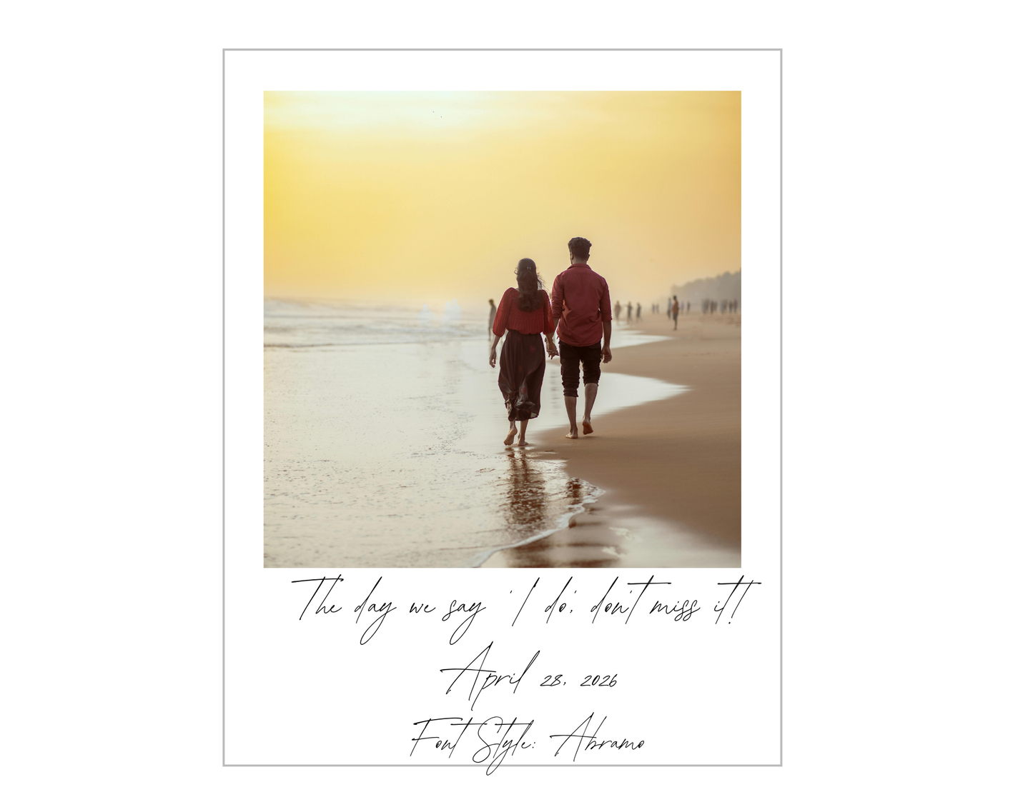 Save The Date Photo Magnets
